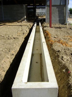Prefabrication Fosses Effluant Beton En U Pour Batiments Agricoles