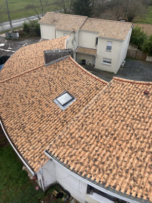 MARTAUX - rénovation charpente couverture gironde - chantier Fors